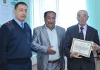 В Акжаикском РОВД чествовали ветеранов отрасли   