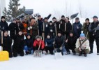 В Трекинской казахской школе прошел челлендж отцов