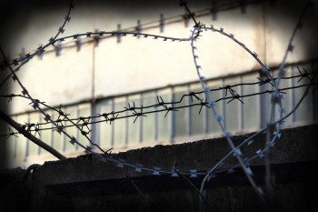 17063852 - fence with barbed wire