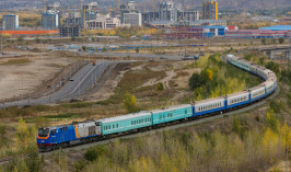 На 22% выросли за год пассажирские перевозки по железной дороге в Казахстане