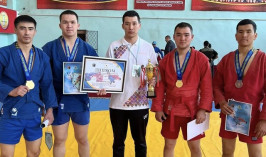 Гвардейцы из ЗКО завоевали серебрянные медали турнире  по-боевому и спортивному самбо