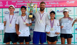 Казахстанские теннисисты выиграли чемпионат Азии среди юниоров 14 лет и младше