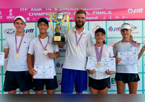 Казахстанские теннисисты выиграли чемпионат Азии среди юниоров 14 лет и младше