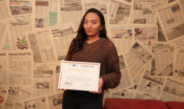 Динара Насыр – лучшая в конкурсе регионального мастер-класса по гендерному журнализму