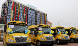 БҚО-да балалар тасымалдайтын 16 автобус тапсырылды