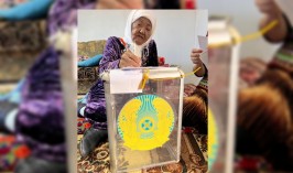 109-летняя жительница Сырымского района выбрала своего кандидата