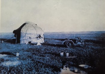 Полевой стан бригады Чингирлауской МТС