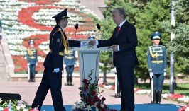 Президент Қасым-Жомарт Тоқаев Ту көтеру рәсіміне қатысты