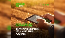 GOSAGRO.KZ: 110 млрд тенге субсидий выплачено казахстанским фермерам