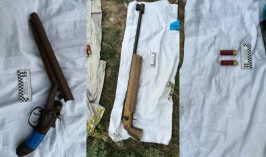 Тайник с оружием нашли напротив кладбища Кенсай в Алматы