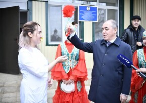 В селе Кызылоба Жангалинского района построен новый фельдшерско-акушерский пункт