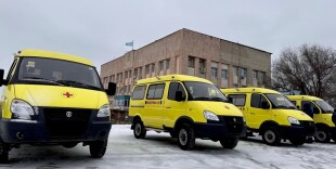 Новые скорые машины в Сырымском районе