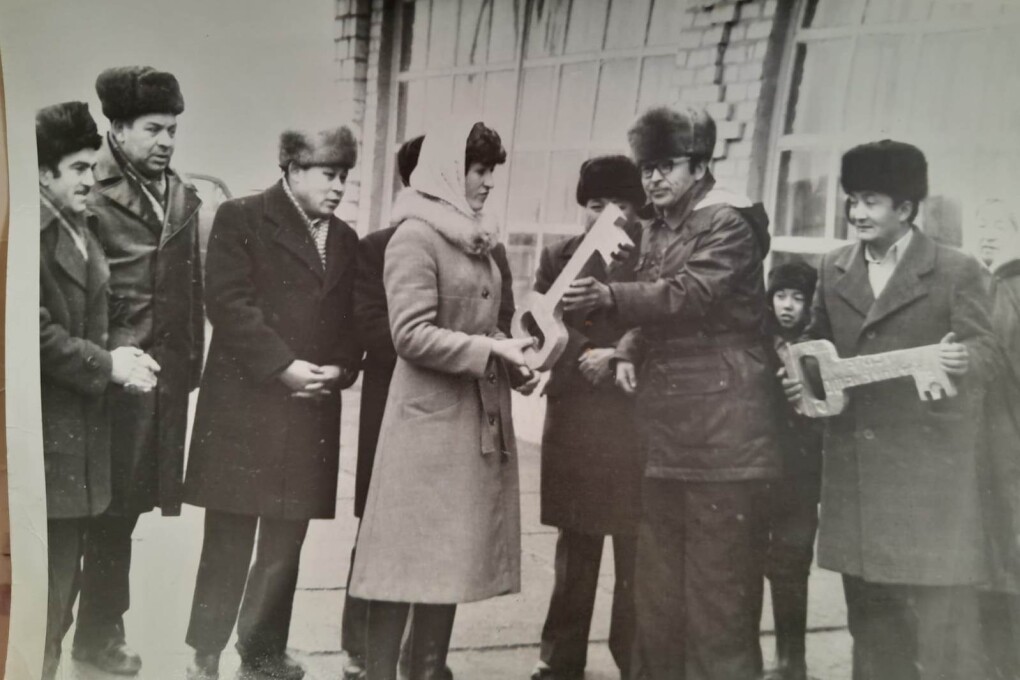 Открытие здания быткомбината и рабкоопа