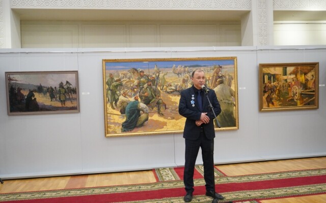 Открылась выставка члена Союза художников Казахстана Нурбека Жардемова под названием «Шуақ»