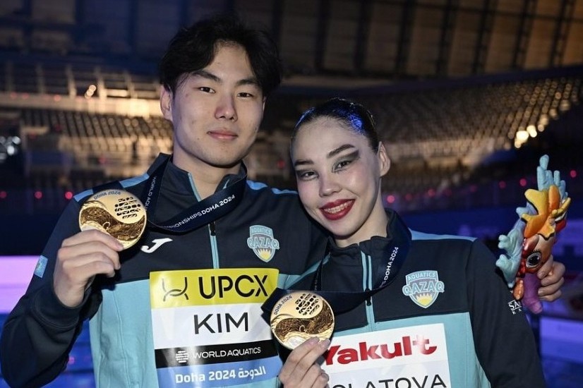 Казахстан завершил выступление на этапе Кубка мира по артистическому плаванию с тремя медалями