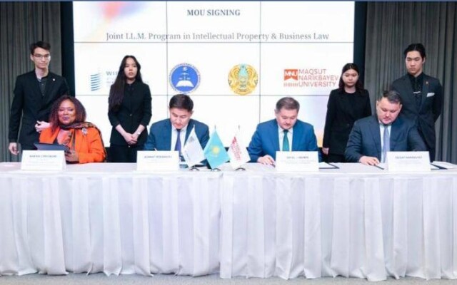 Впервые в Центральной Азии будет запущена магистерская образовательная программа «Право интеллектуальной собственности и бизнеса»