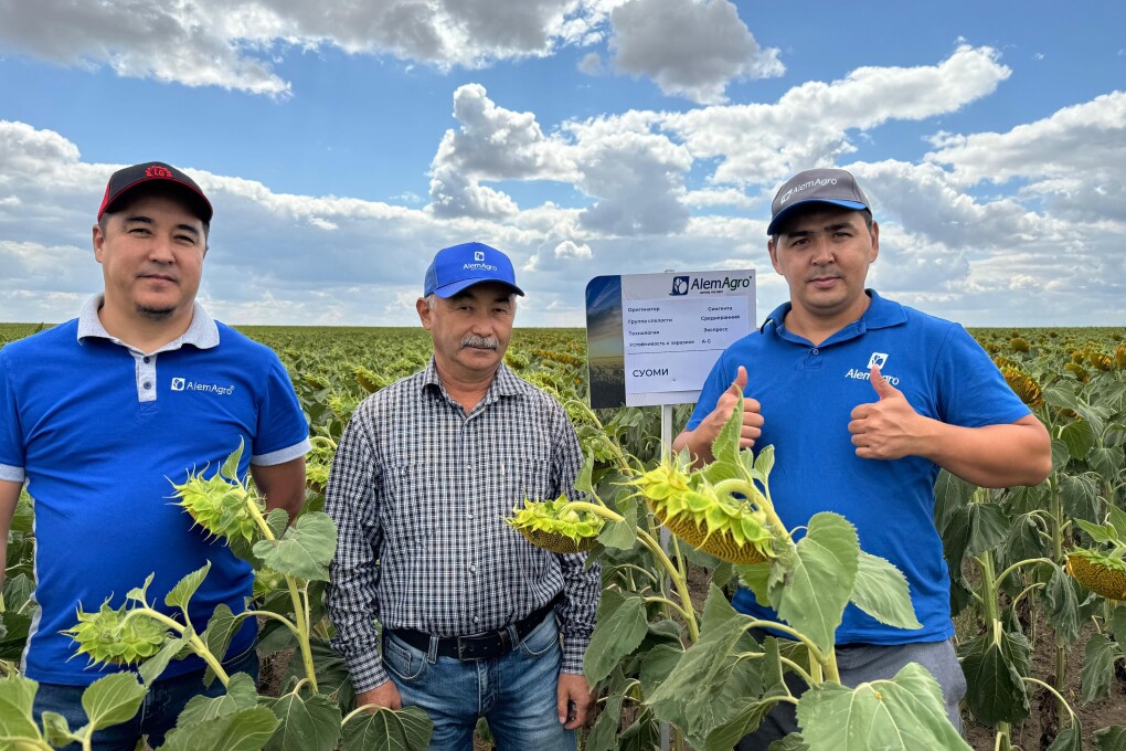 Представители AlemAgro с Лукпаном