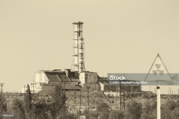 Chernobyl Nuclear reactor 4 which exploded in 1986