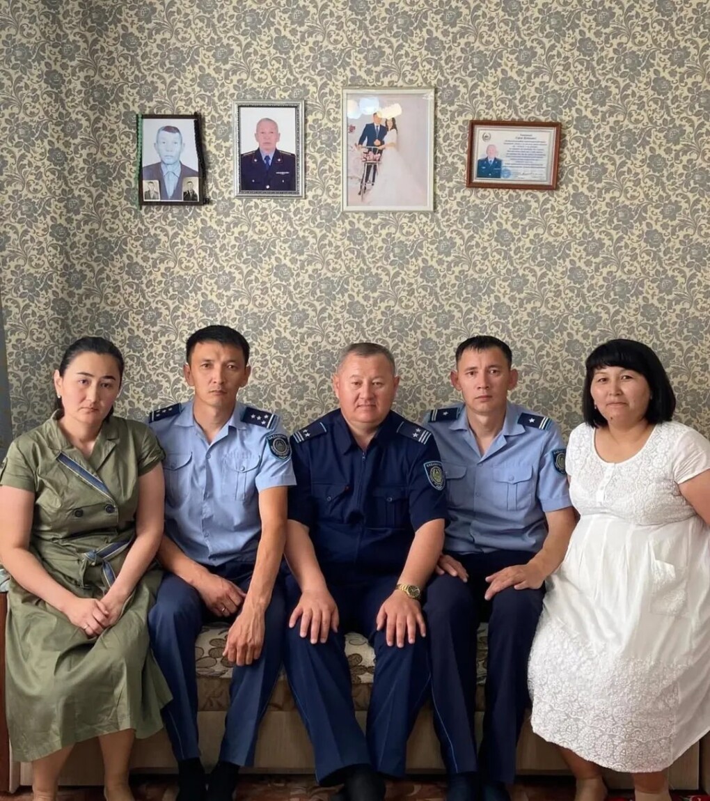 день полиции - семья еркиновых