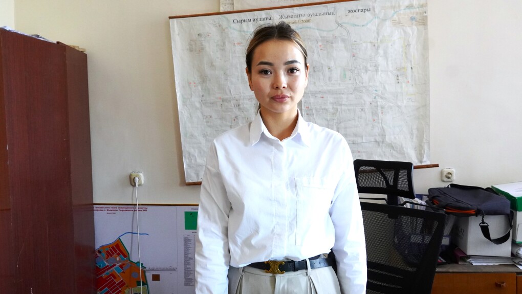 құрылыс бөлімі жетекші маман А.Мәмбетқұлова