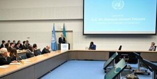 Президент Казахстана выступил с лекцией в Университете ООН