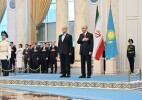 Ақордада Қазақстанға ресми сапармен келген Иран Ислам Республикасының Президенті Масуд Пезешкианды қарсы алу рәсімі өтті