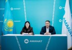 На площадке партии «AMANAT» прошел отчетный брифинг Жангалинского районного филиала
