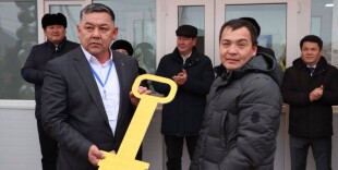 В  Бокейординском районе состоялось  открытие спортивного комплекса «Нарын»