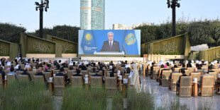 Президент Қасым-Жомарт Тоқаев шейх Заид атындағы «Адамзат бауырластығы» сыйлығын тапсыру рәсіміне қатысушыларға бейнеүндеу жолдады