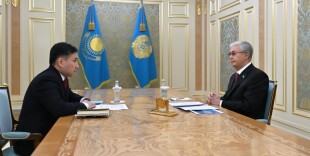 Глава государства принял министра труда и социальной защиты населения Аскарбека Ертаева