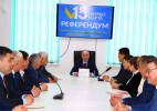 Жәнібек ауданында референдумға байланысты актив отырысы өтті