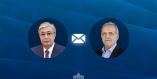 Глава государства направил телеграмму поздравления Президенту Ирана