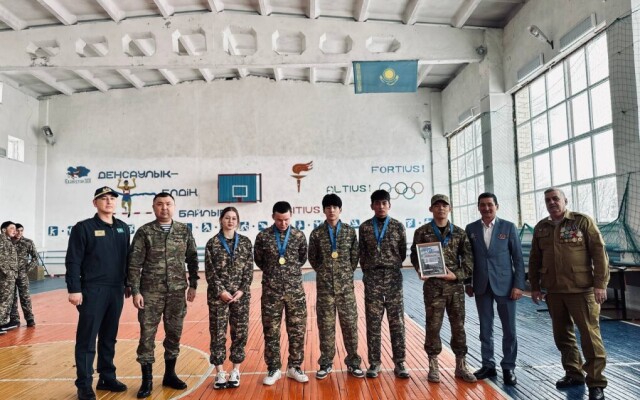 Бөрлі колледжінде «Алау» - жас сарбаздар жарысы өтті