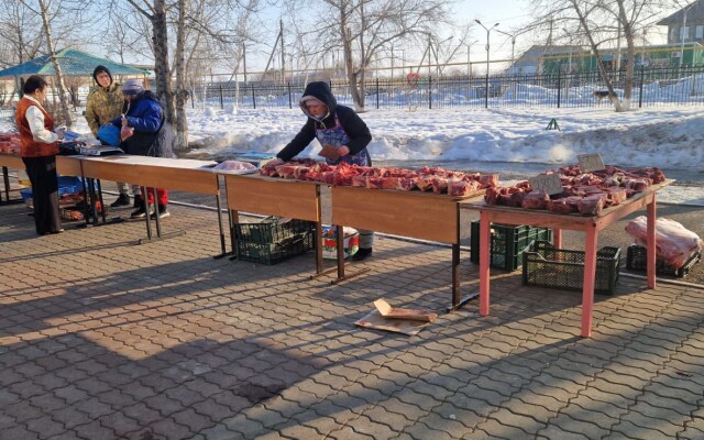 БҚО-да референдум күні учаскелерде азық-түлік жәрмеңкесі ұйымдастырылды