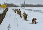 Орал қаласында 50 әскери қызметші арықтар мен арналарды қардан тазарту жұмыстарына жұмылдырылды