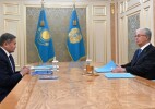 Глава государства принял министра науки и высшего образования Саясата Нурбека