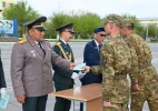 Гвардейск гарнизонында 600 сарбаз әскери-есептік мамандықты меңгерді