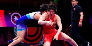 Гульмарал Еркебаева завоевала бронзовую медаль чемпионата Азии по борьбе