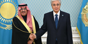 Глава государства принял посла Королевства Саудовская Аравия в Республике Казахстан Файсала Аль-Кахтани