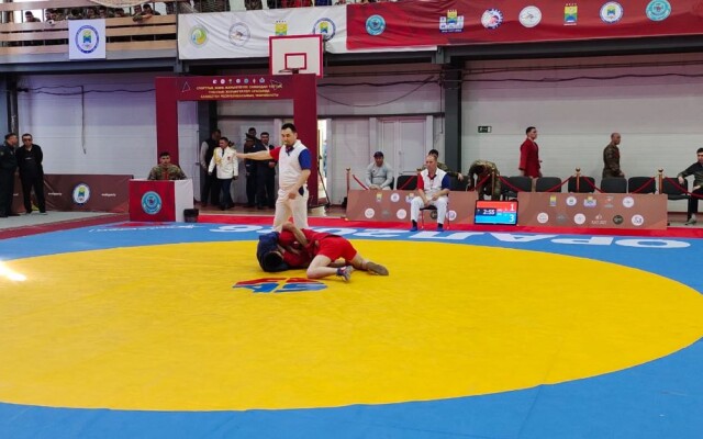 В Уральске прошли финальные соревнования по самбо среди военнослужащих