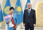 Мемлекет басшысы Токио губернаторы Юрико Коикэні қабылдады