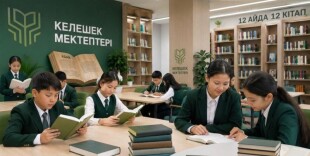В «Келешек мектептері» стартует проект «12 книг за 12 месяцев»
