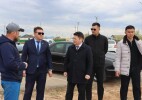 Бөкей ордасы ауданы әкімі аудан орталығындағы құрылыс барысымен танысты