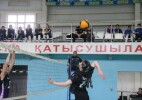Волейболшы арулар Жымпитыда кездесті