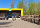 Военные сборы среди учащихся школ проходят в Уральске
