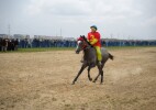 «Бабалар ізімен» облыстық ұлттық спорт лигасы бәйгемен түйінделді