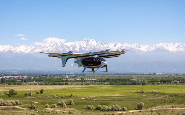 В Alatau City состоялся первый демонстрационный полет аэротакси eVTOL