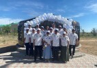 Казталов ауданы: Түлектер ауылға Ту тұғыры мен киіз үй сыйлады