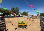 Көктеректе жаңа балалар ойын алаңы ашылды