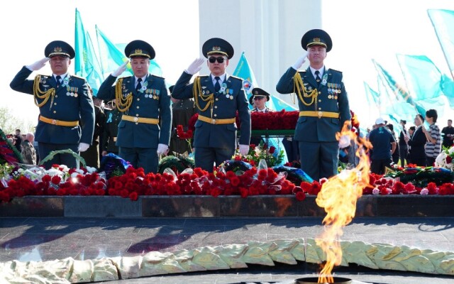 В Уральске отметили День Победы